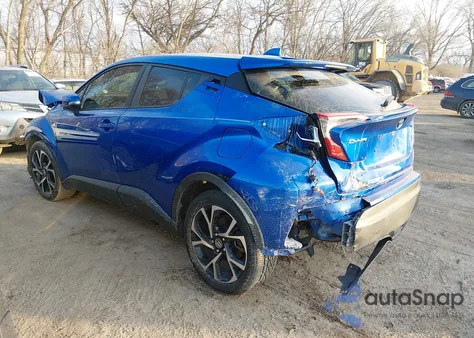 2019 Toyota C-Hr Xle z USA, uszkodzony, nr VIN JTNKHMBX7K1020824
